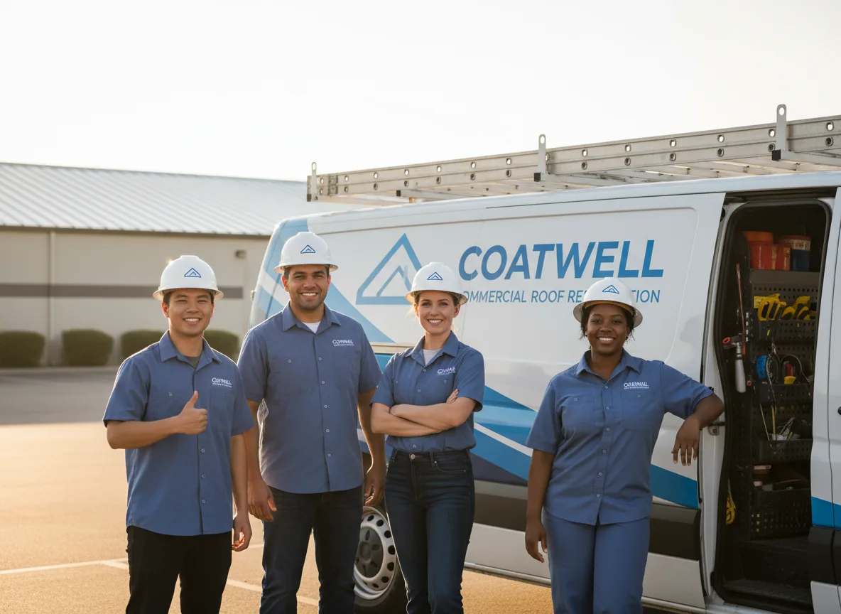 Commercial roof coating company in Buhler, KS